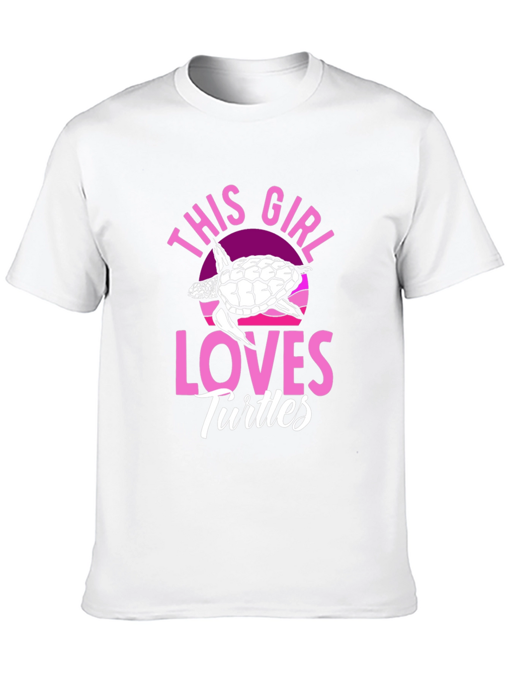 This Girl Loves Turtles T-Shirt - Black