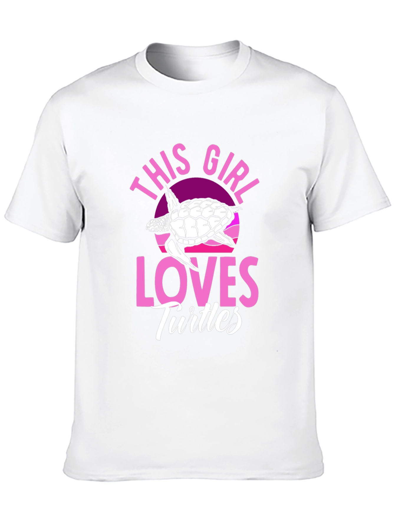 This Girl Loves Turtles T-Shirt - Black