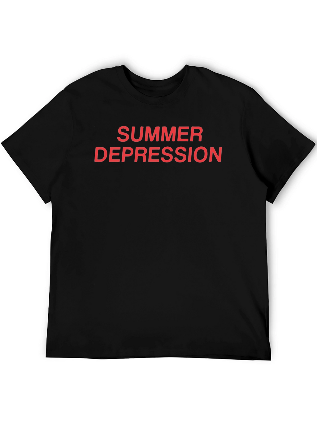 Summer Depression Graphic Tee - Bold Statement Shirt