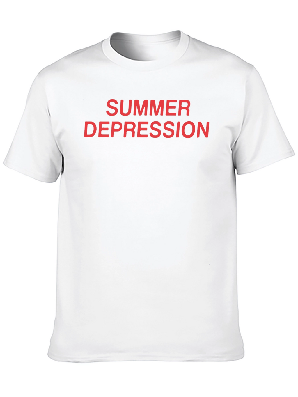 Summer Depression Graphic Tee - Bold Statement Shirt