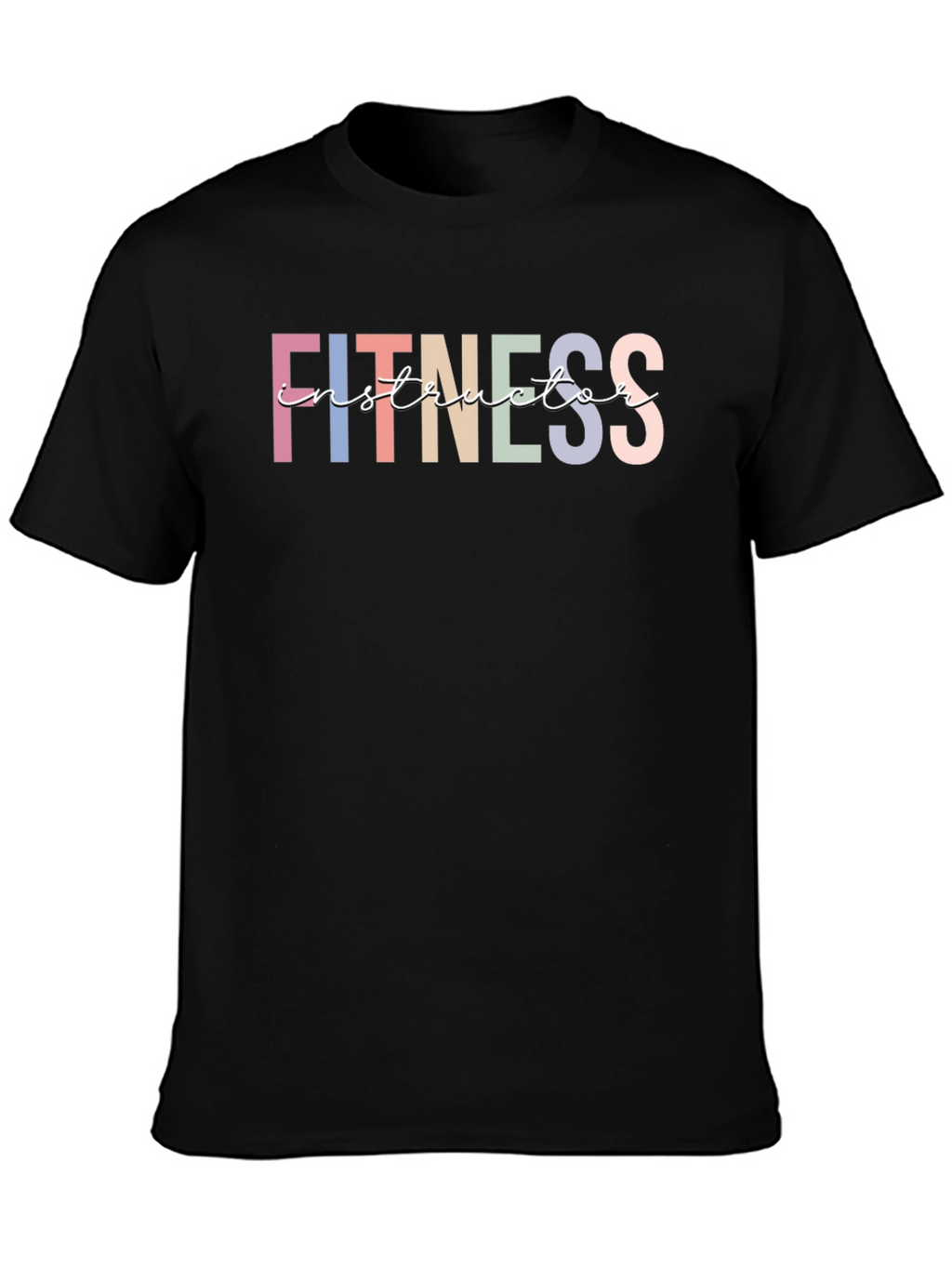 Fitness Instructor Graphic Tee - Unisex Black T-Shirt