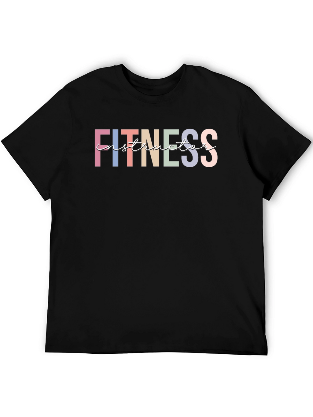 Fitness Instructor Graphic Tee - Unisex Black T-Shirt