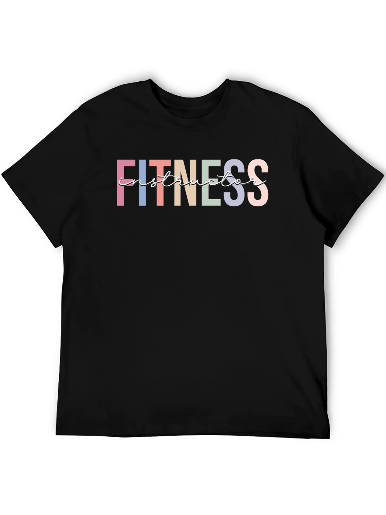 Fitness Instructor Graphic Tee - Unisex Black T-Shirt
