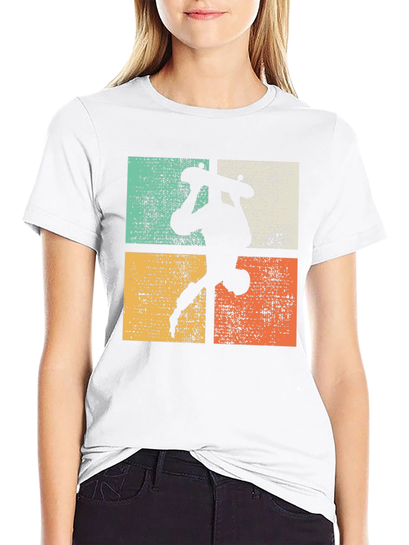 Retro Skateboarder Graphic Tee