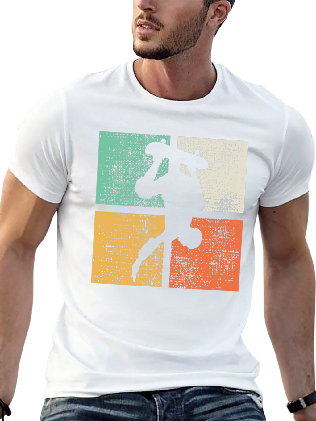 Retro Skateboarder Graphic Tee