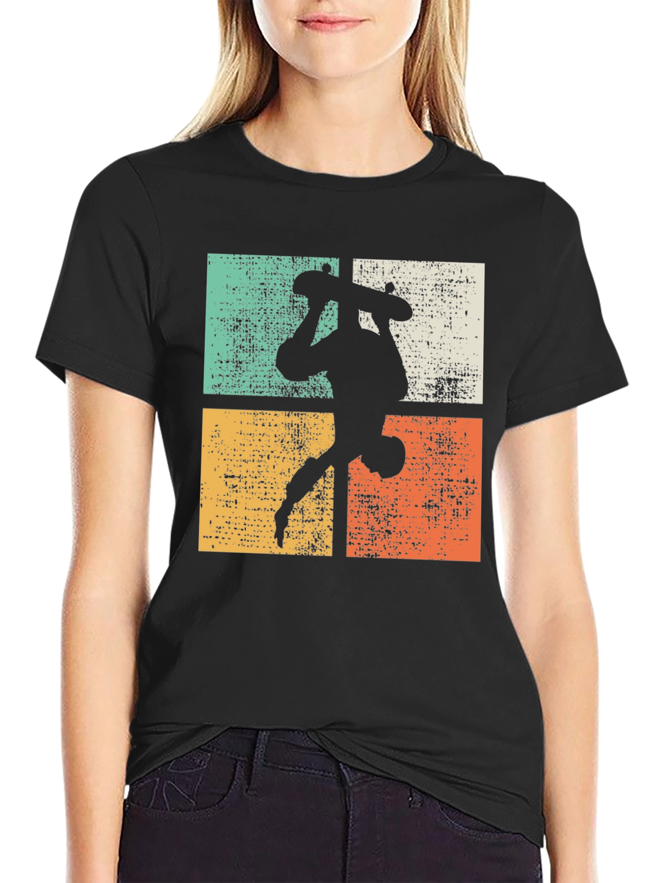 Retro Skateboarder Graphic Tee