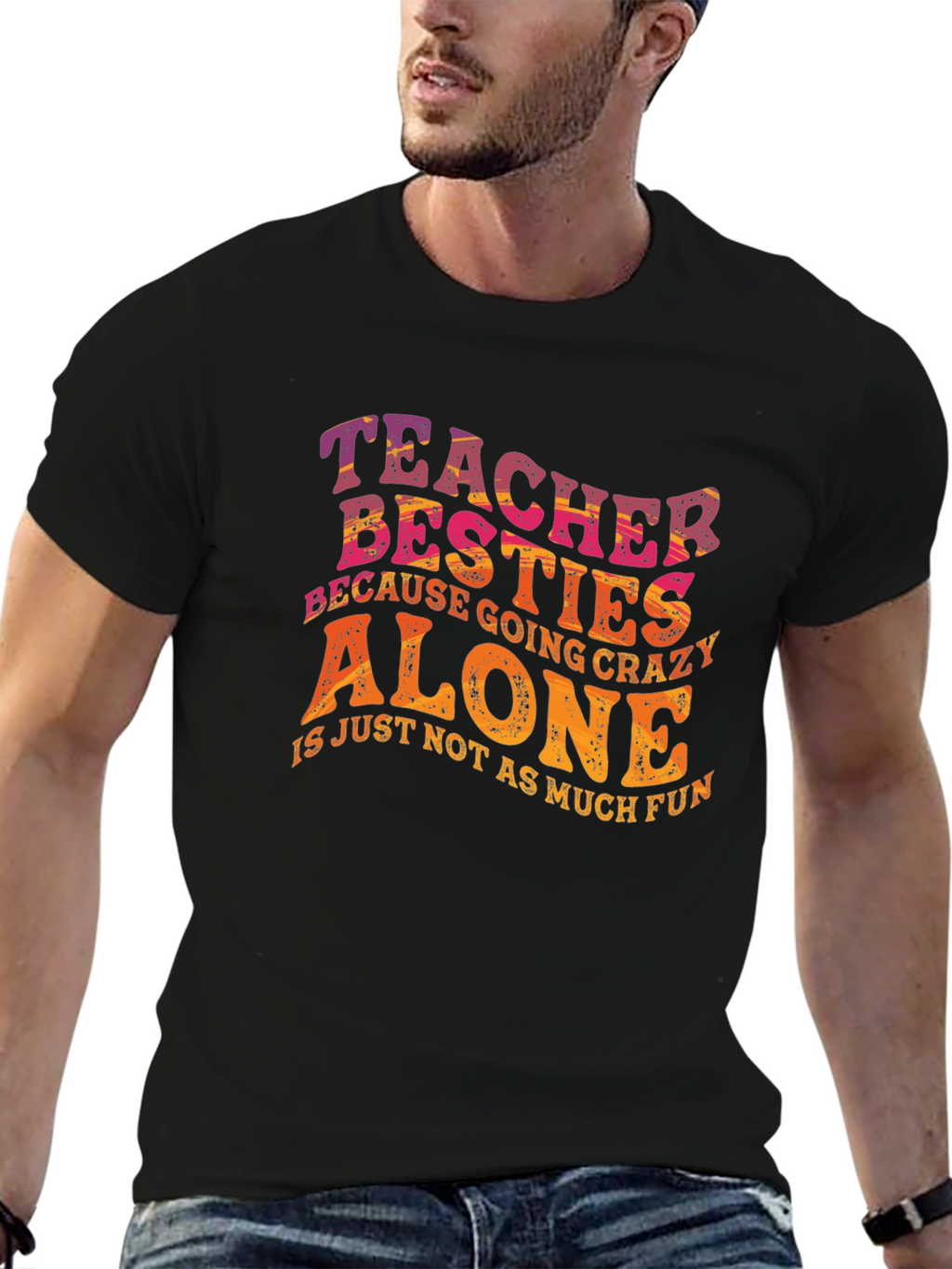 Teacher Besties Graphic T-Shirt