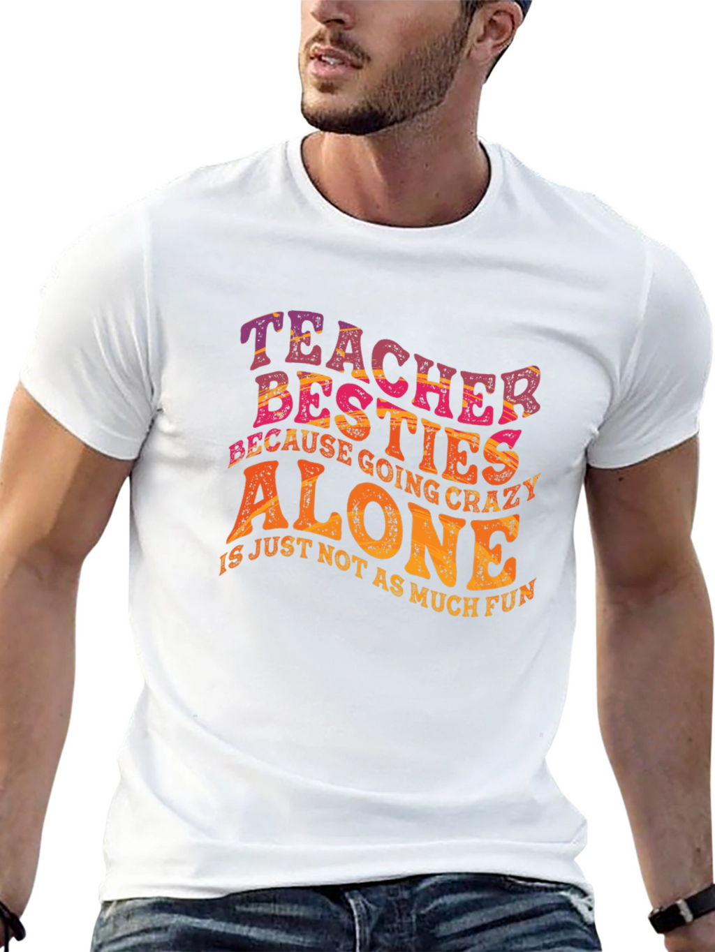 Teacher Besties Graphic T-Shirt