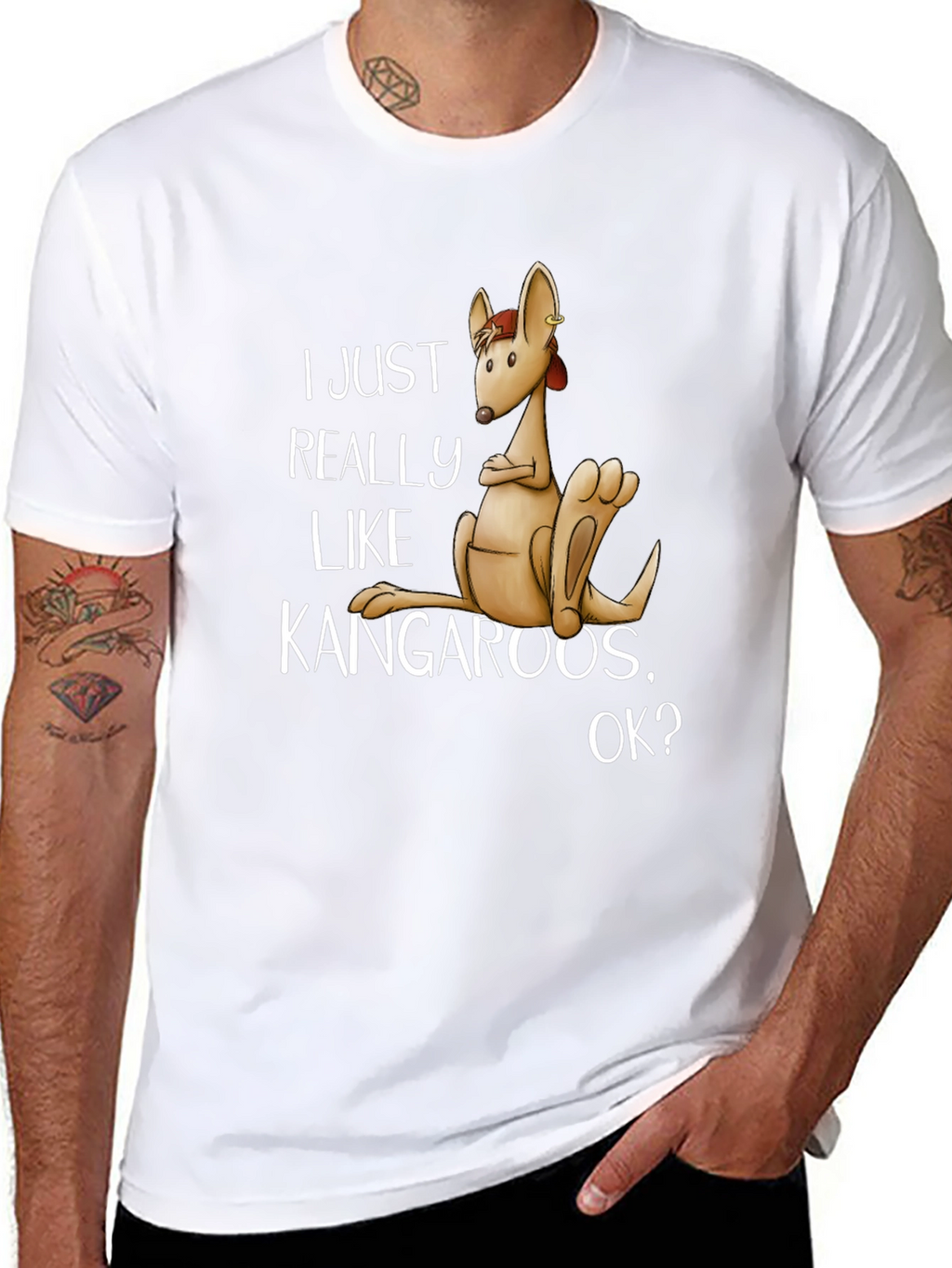Funny Kangaroo T-Shirt - I Just Really Like Kangaroos