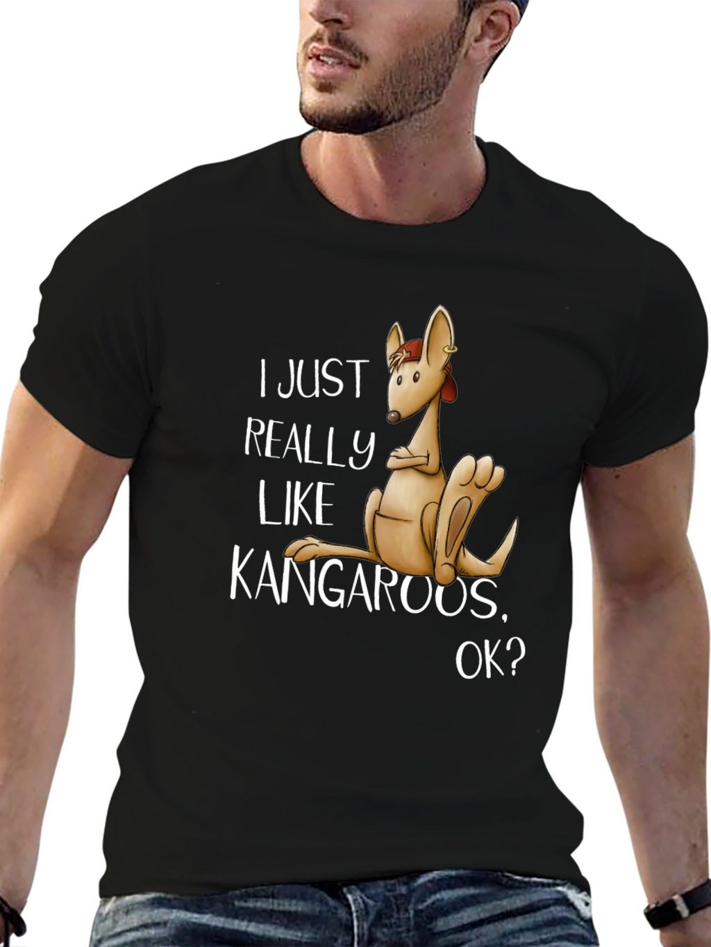 Funny Kangaroo T-Shirt - I Just Really Like Kangaroos