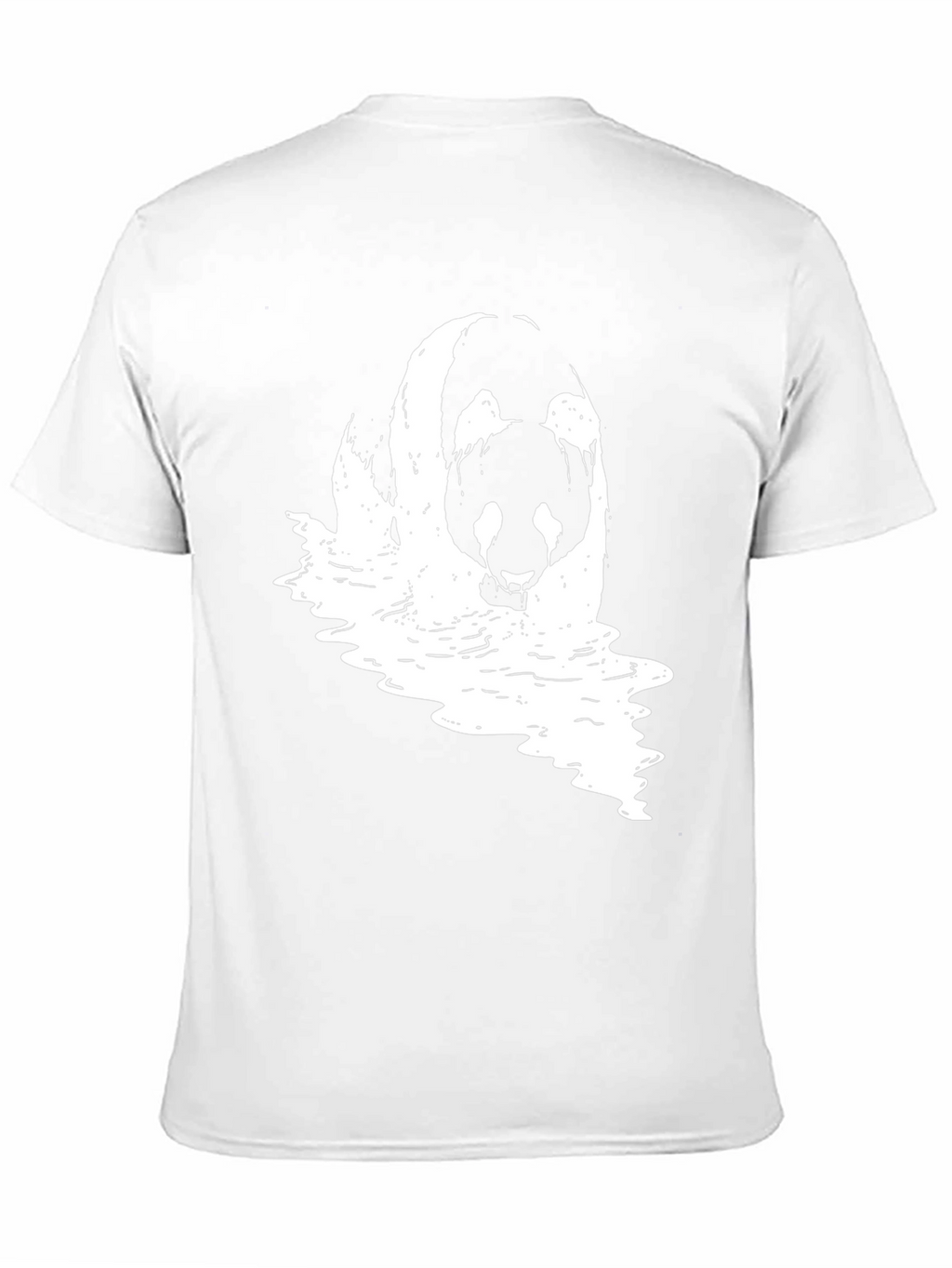 Panda Waves Black T-Shirt