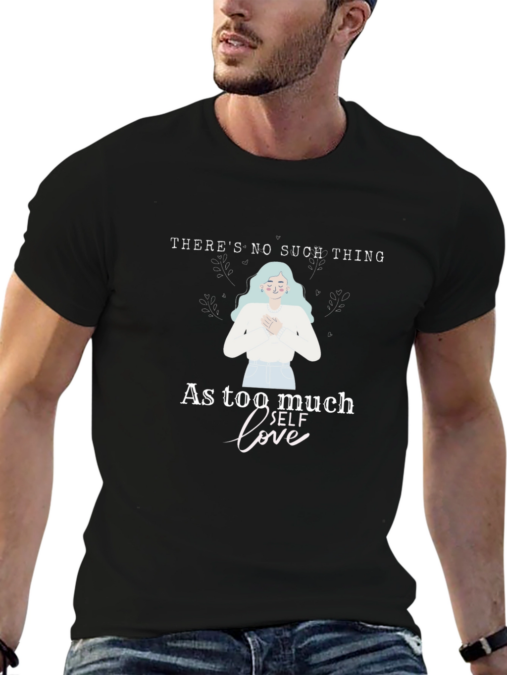 Self Love Graphic Tee - Black Unisex T-Shirt