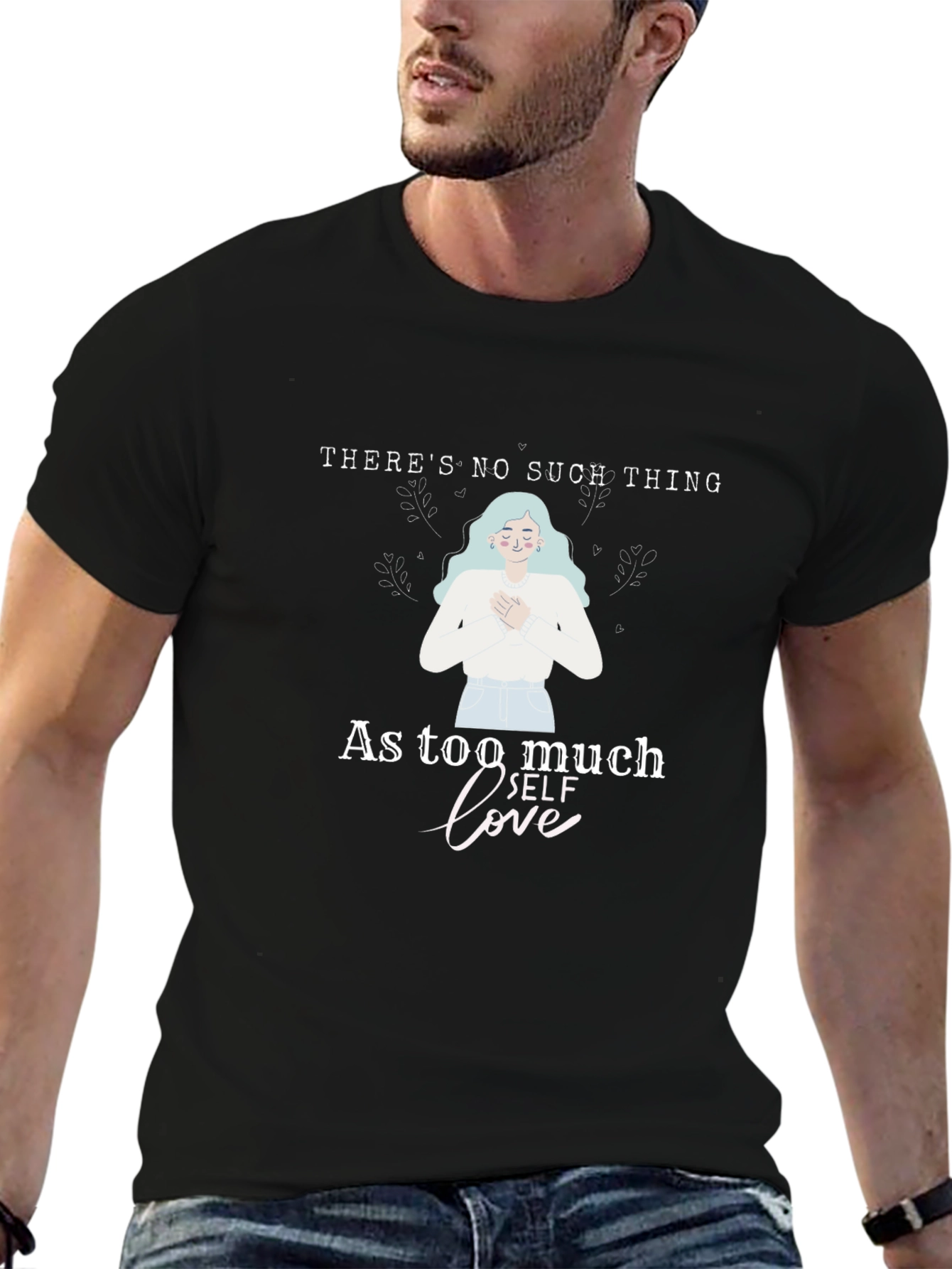 Self Love Graphic Tee - Black Unisex T-Shirt