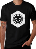 Hexagon MIDI Port Black T-Shirt