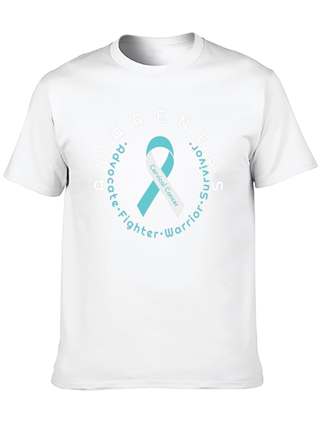 Cervical Cancer Awareness Ribbon T-Shirt