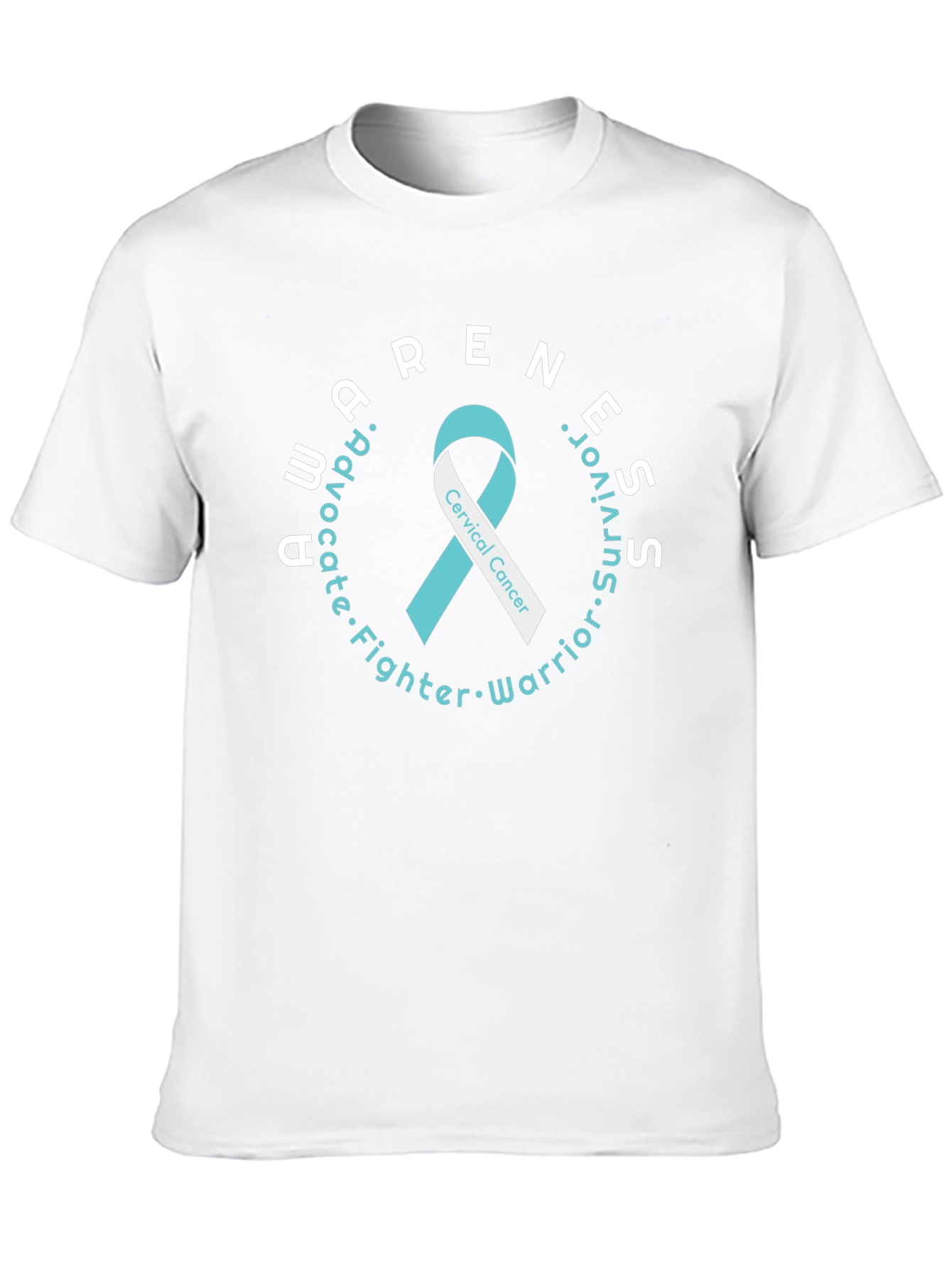 Cervical Cancer Awareness Ribbon T-Shirt