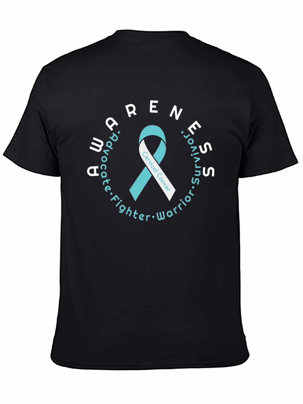 Cervical Cancer Awareness Ribbon T-Shirt
