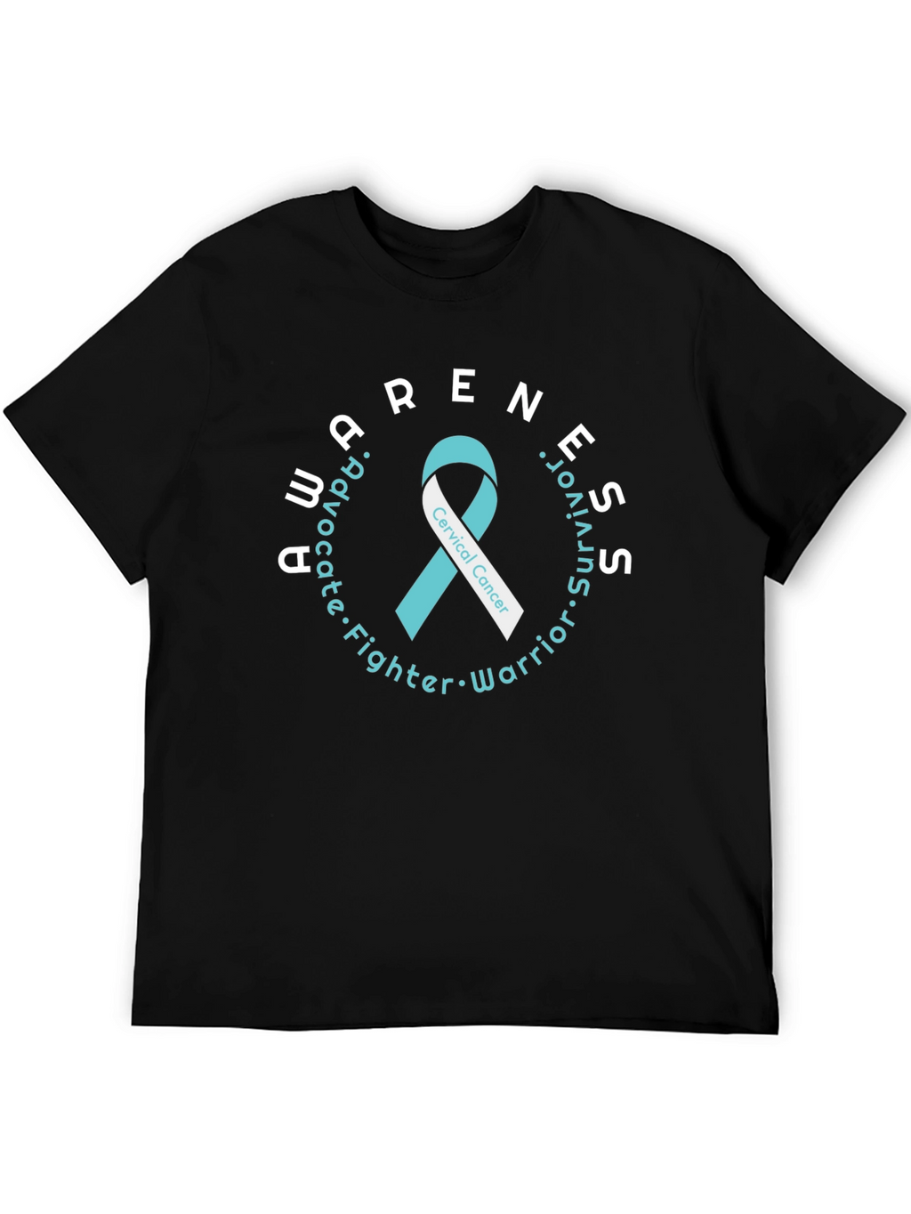 Cervical Cancer Awareness Ribbon T-Shirt