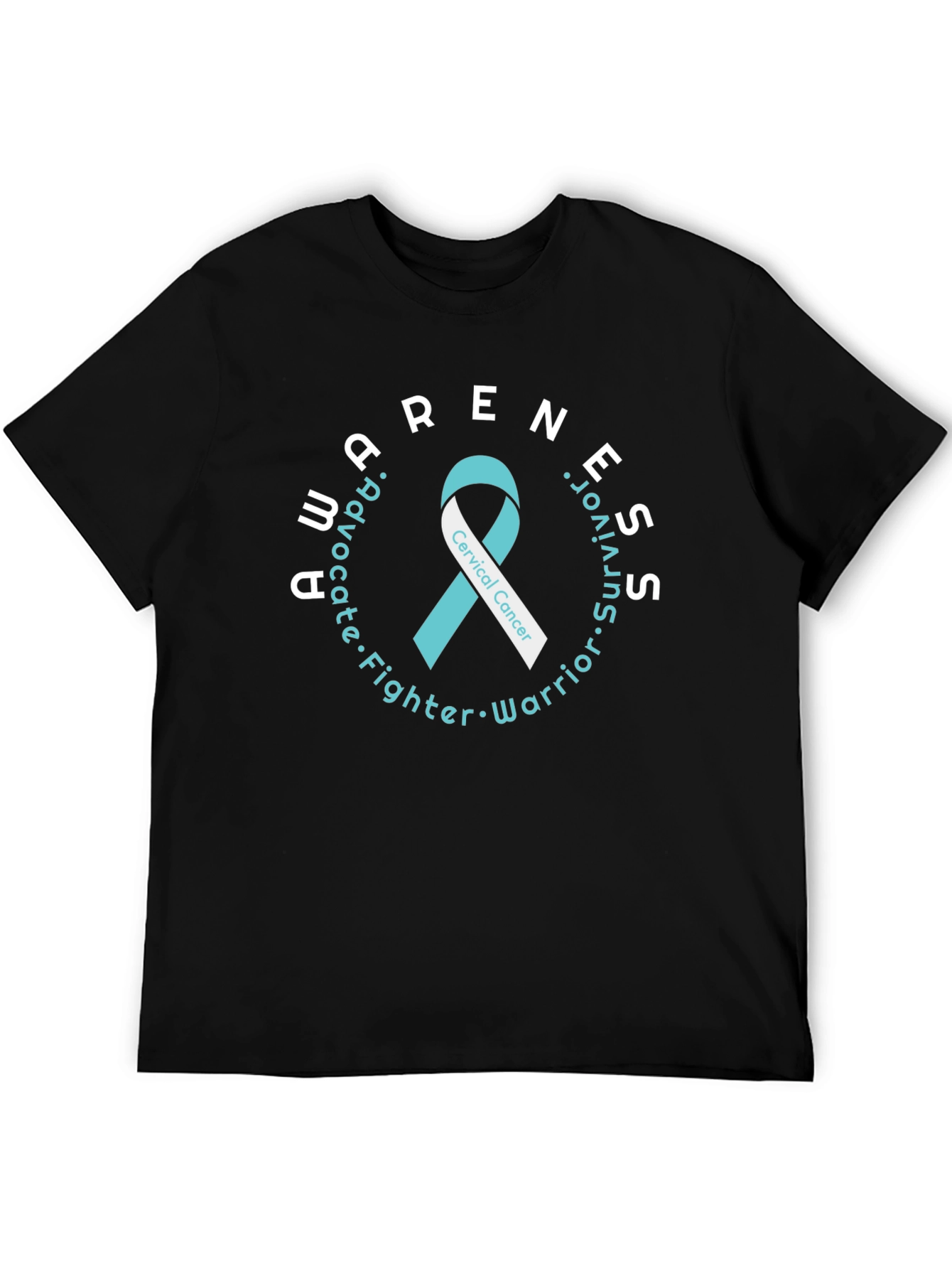 Cervical Cancer Awareness Ribbon T-Shirt
