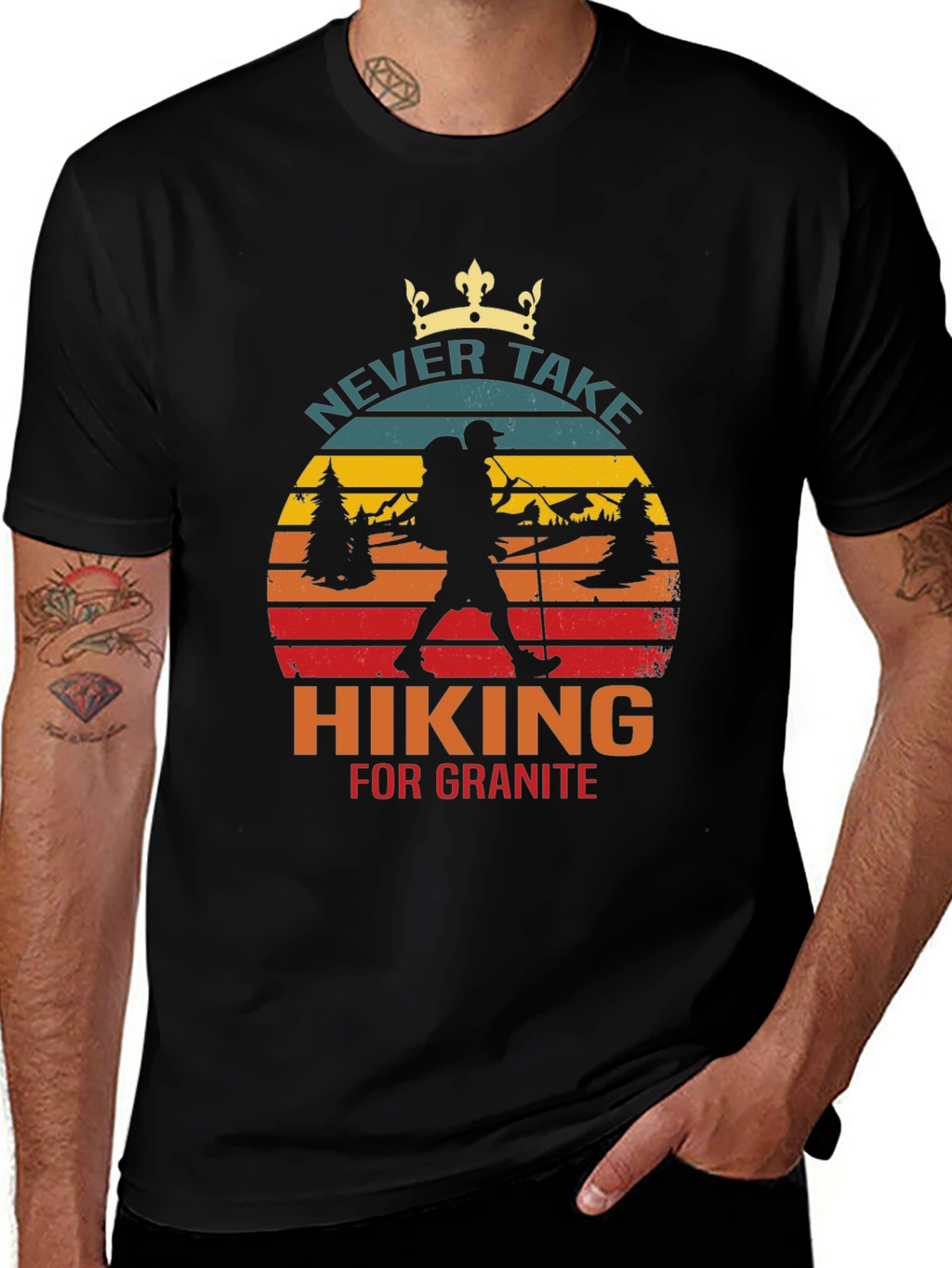 Hiking for Granite Graphic Tee