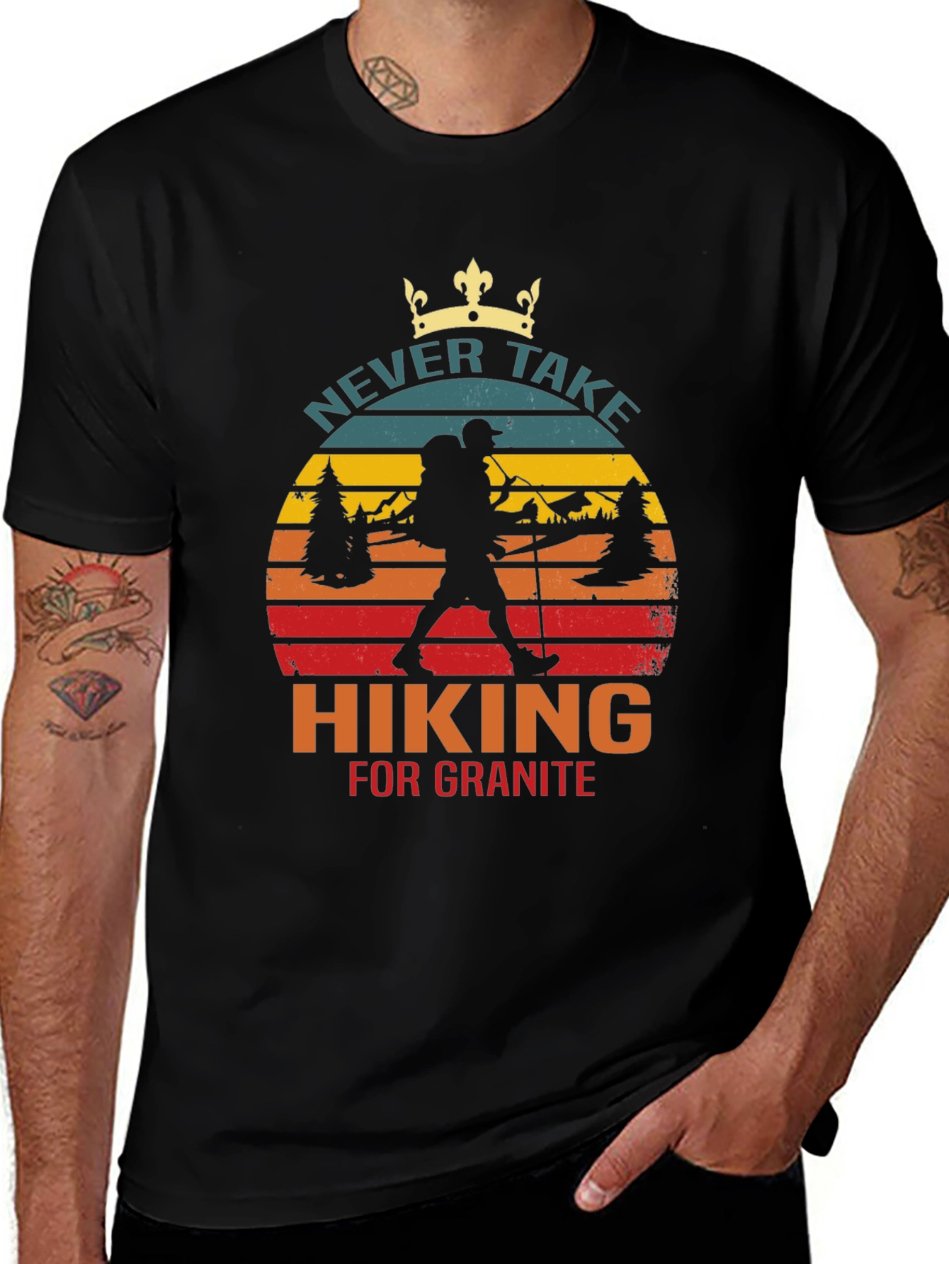 Hiking for Granite Graphic Tee
