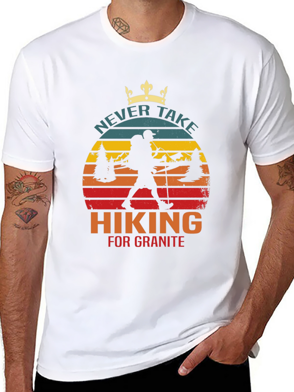 Hiking for Granite Graphic Tee
