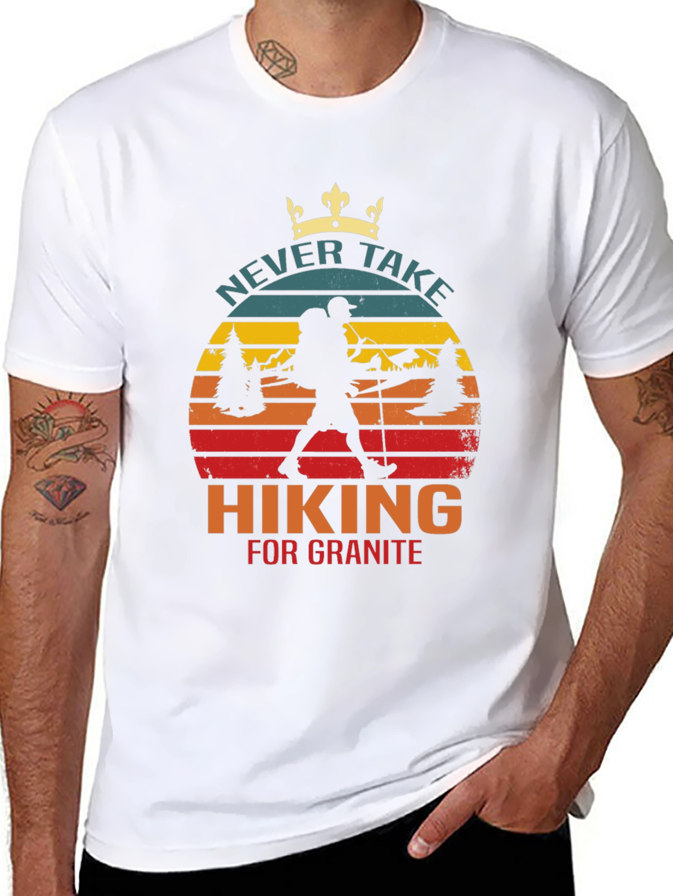 Hiking for Granite Graphic Tee