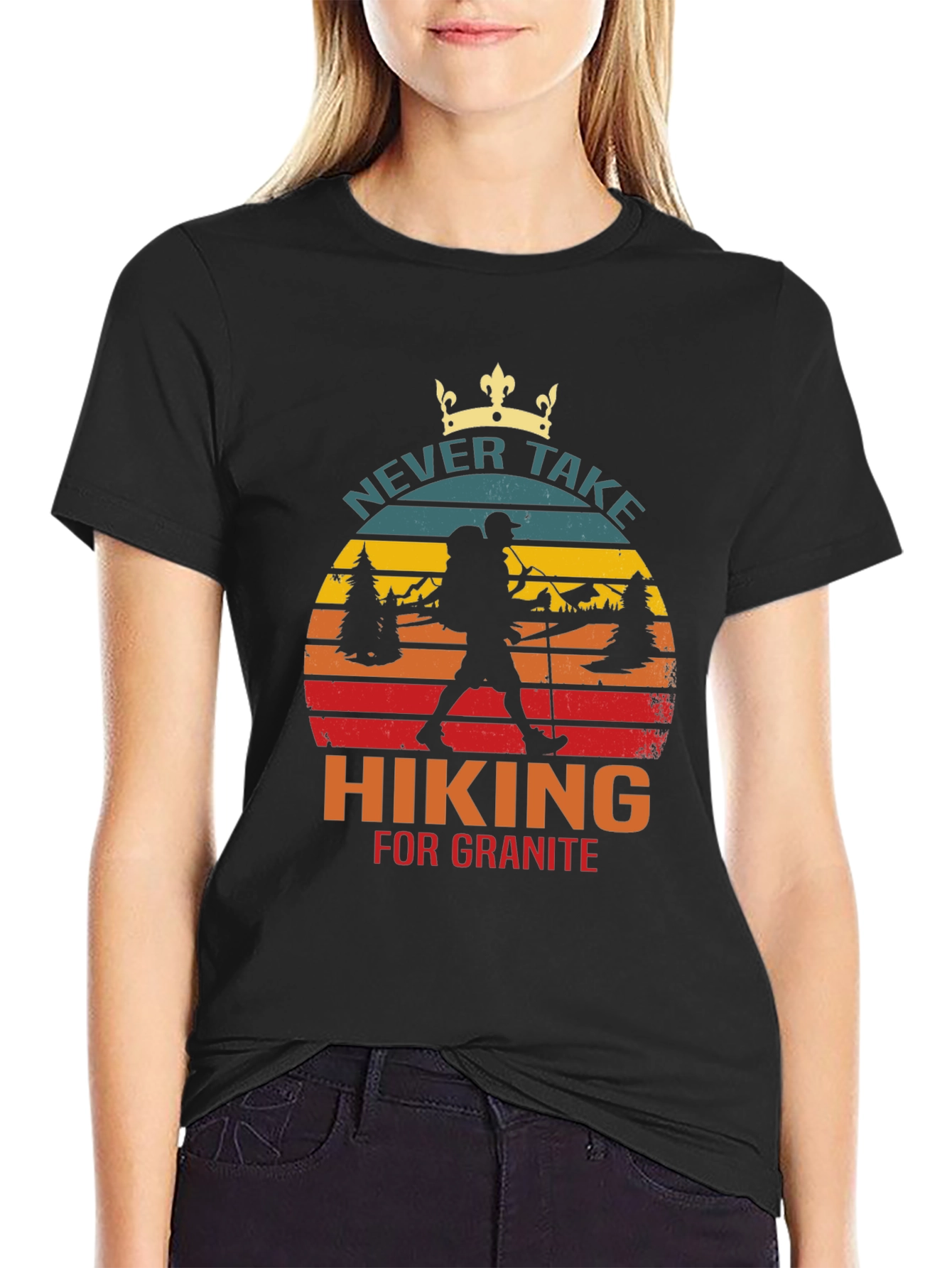 Hiking for Granite Graphic Tee
