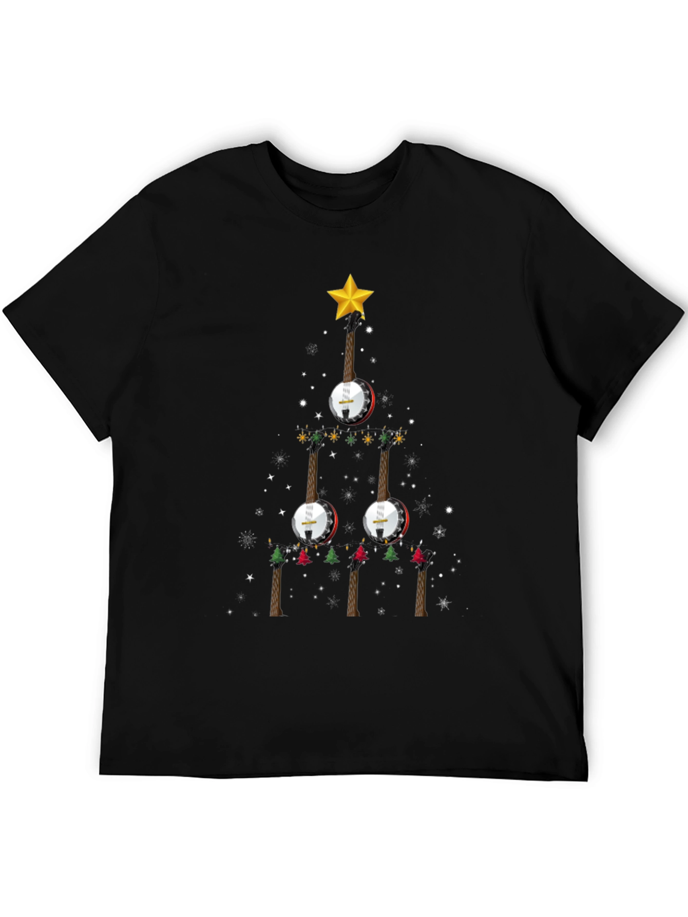 Banjo Christmas Tree Graphic Tee