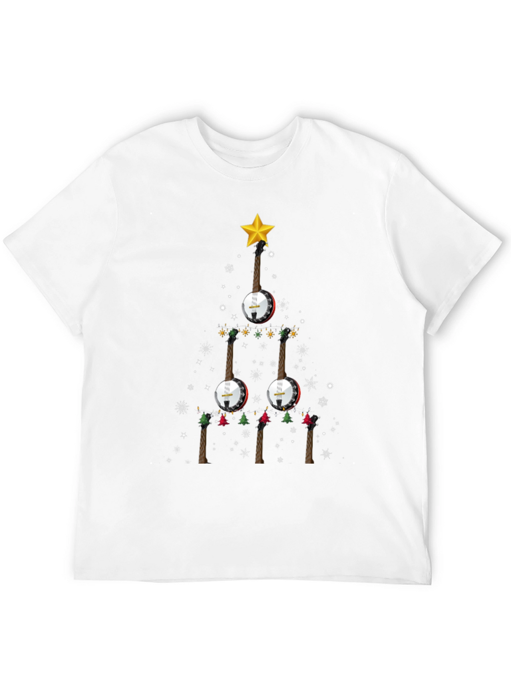 Banjo Christmas Tree Graphic Tee