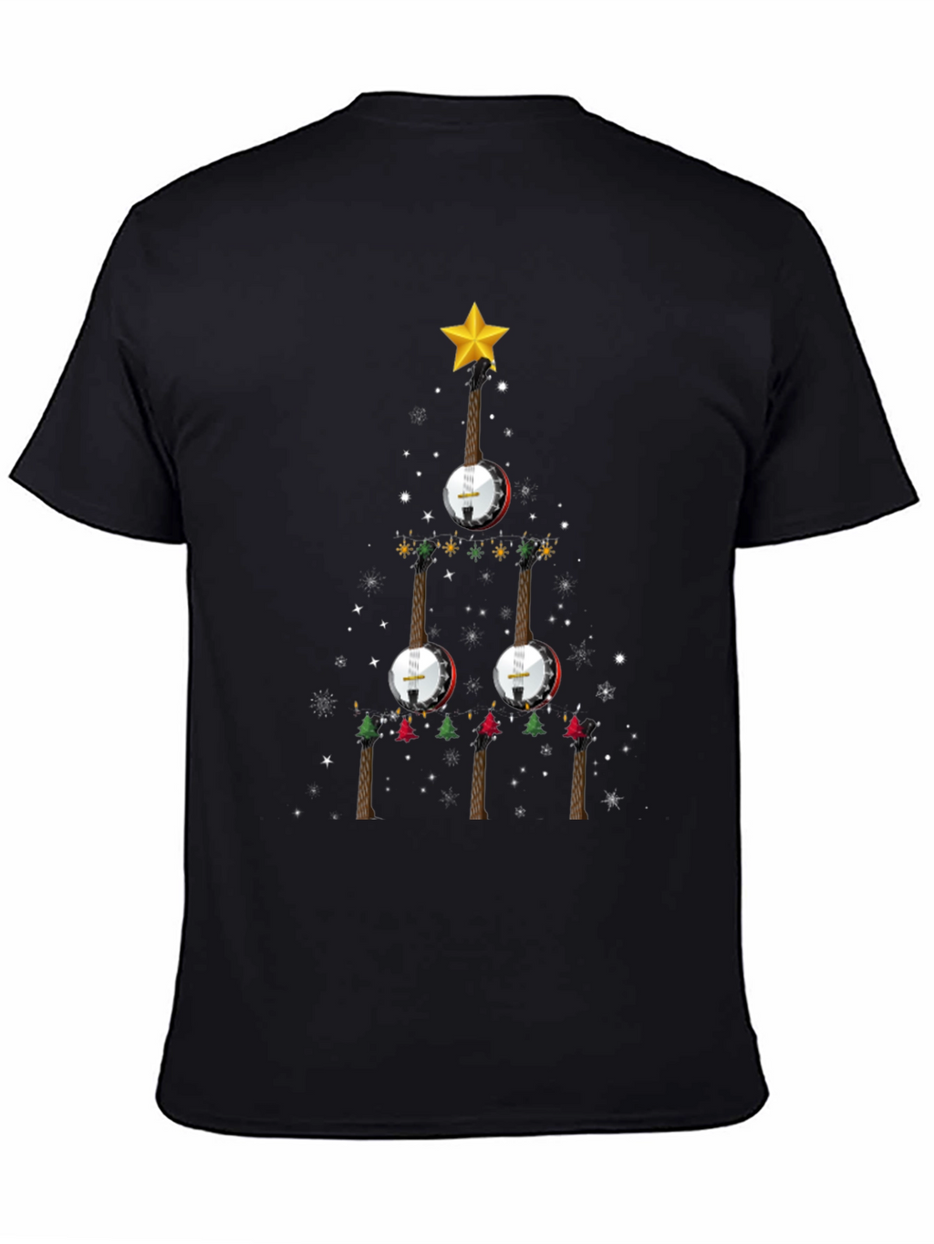 Banjo Christmas Tree Graphic Tee
