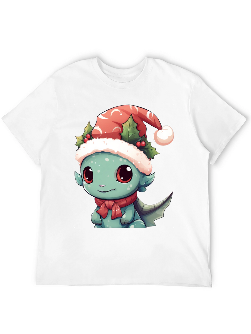 Christmas Dragon T-Shirt - Festive Holiday Apparel