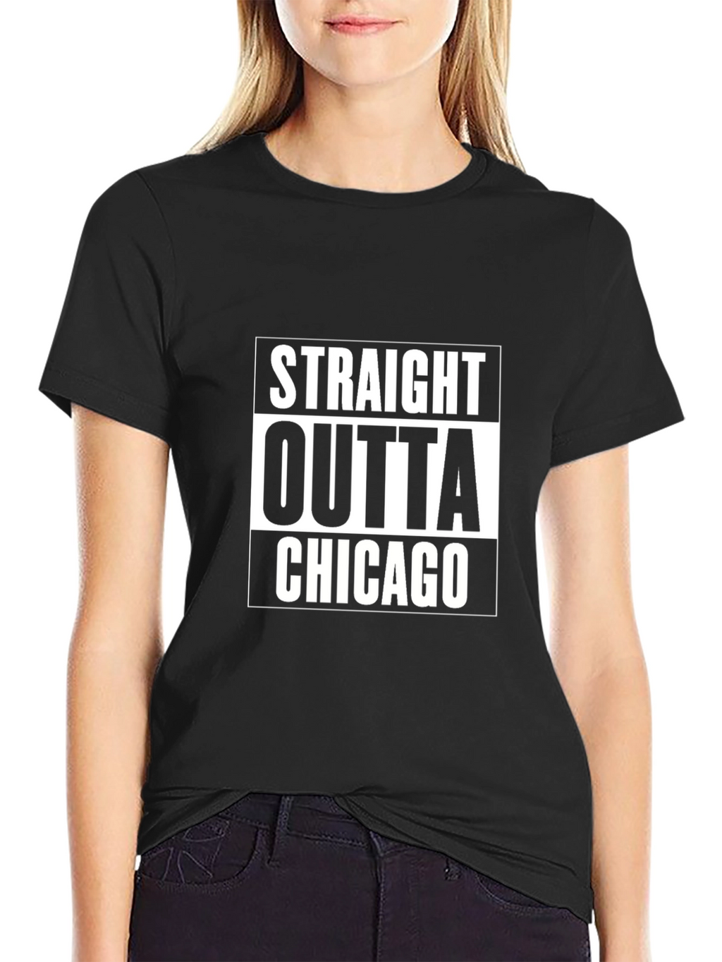 Straight Outta Chicago Graphic T-Shirt