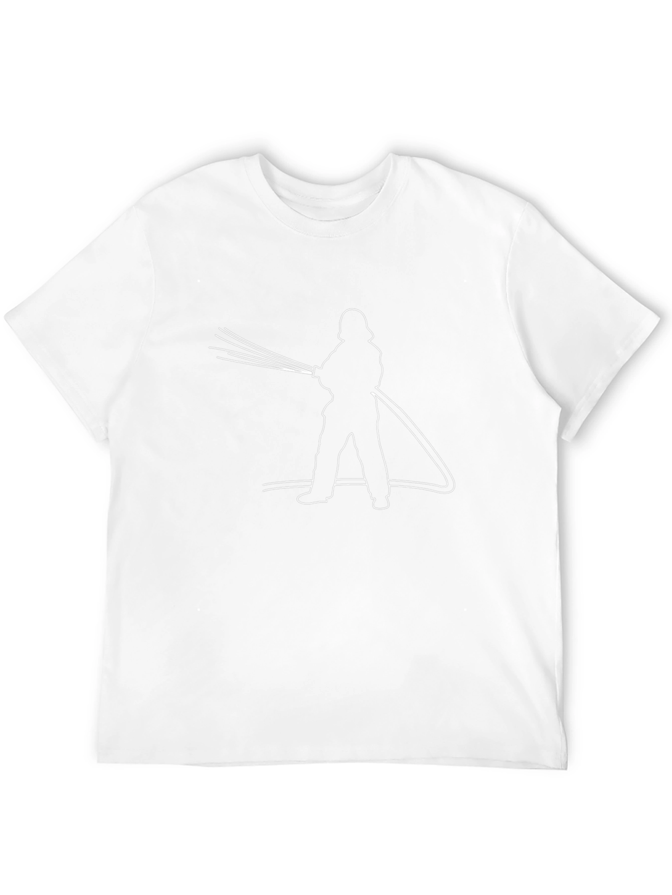 Firefighter Hose Silhouette Graphic Tee