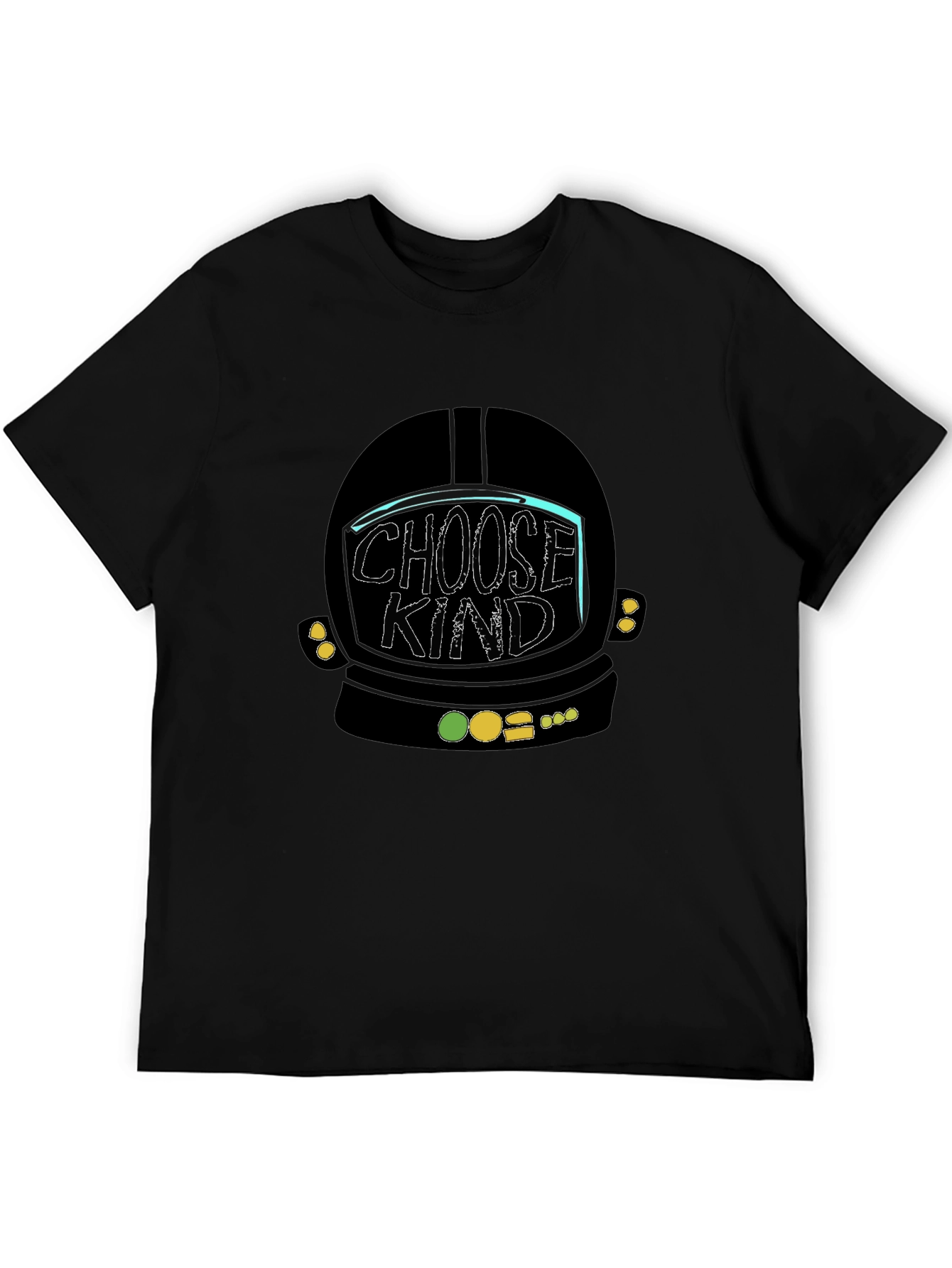 Choose Kind Astronaut Helmet Graphic T-Shirt