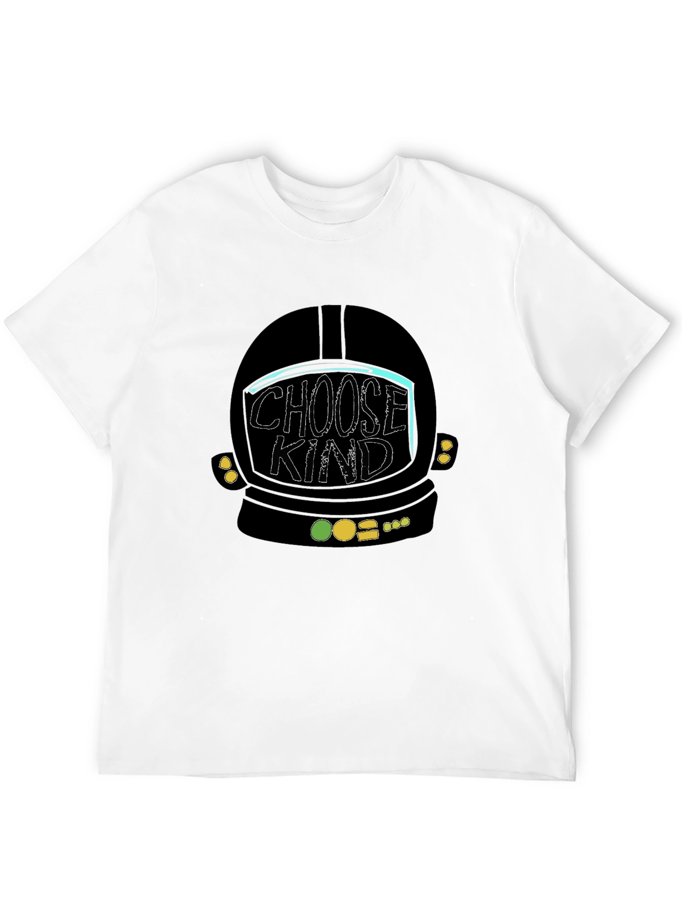 Choose Kind Astronaut Helmet Graphic T-Shirt