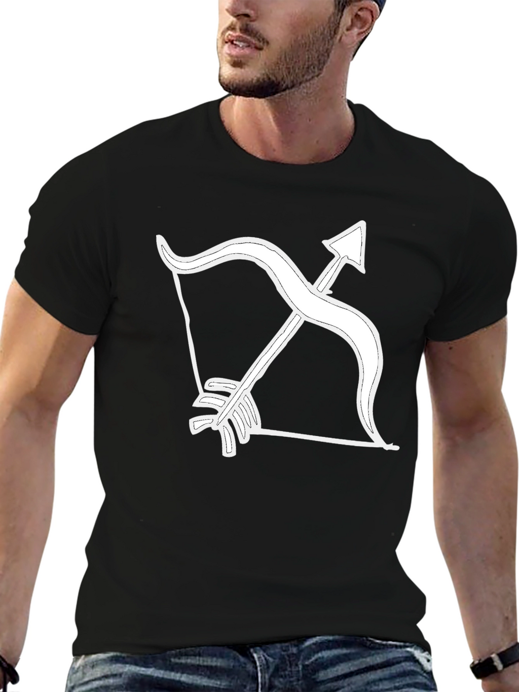 Archer Graphic Tee - Black