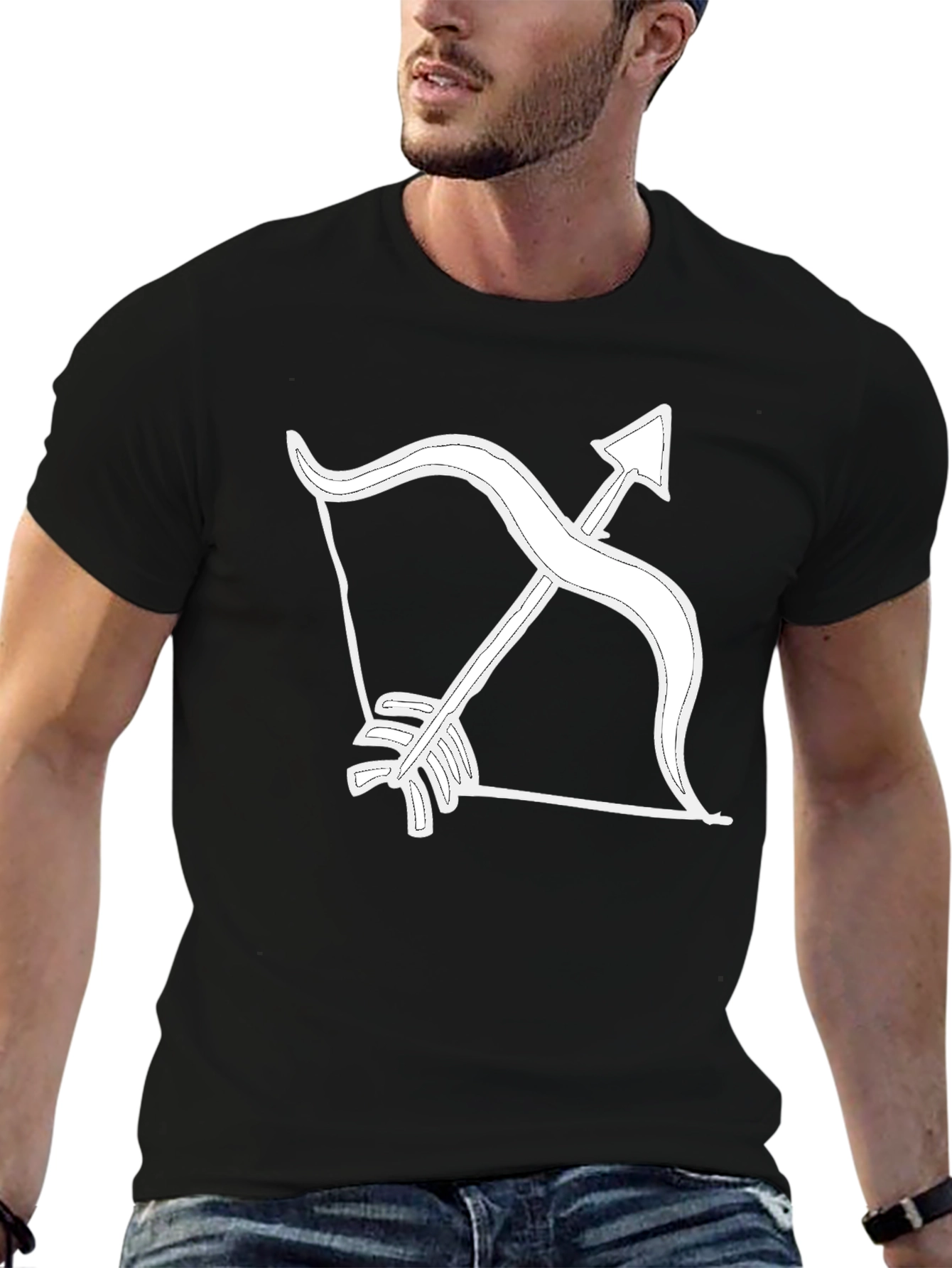 Archer Graphic Tee - Black