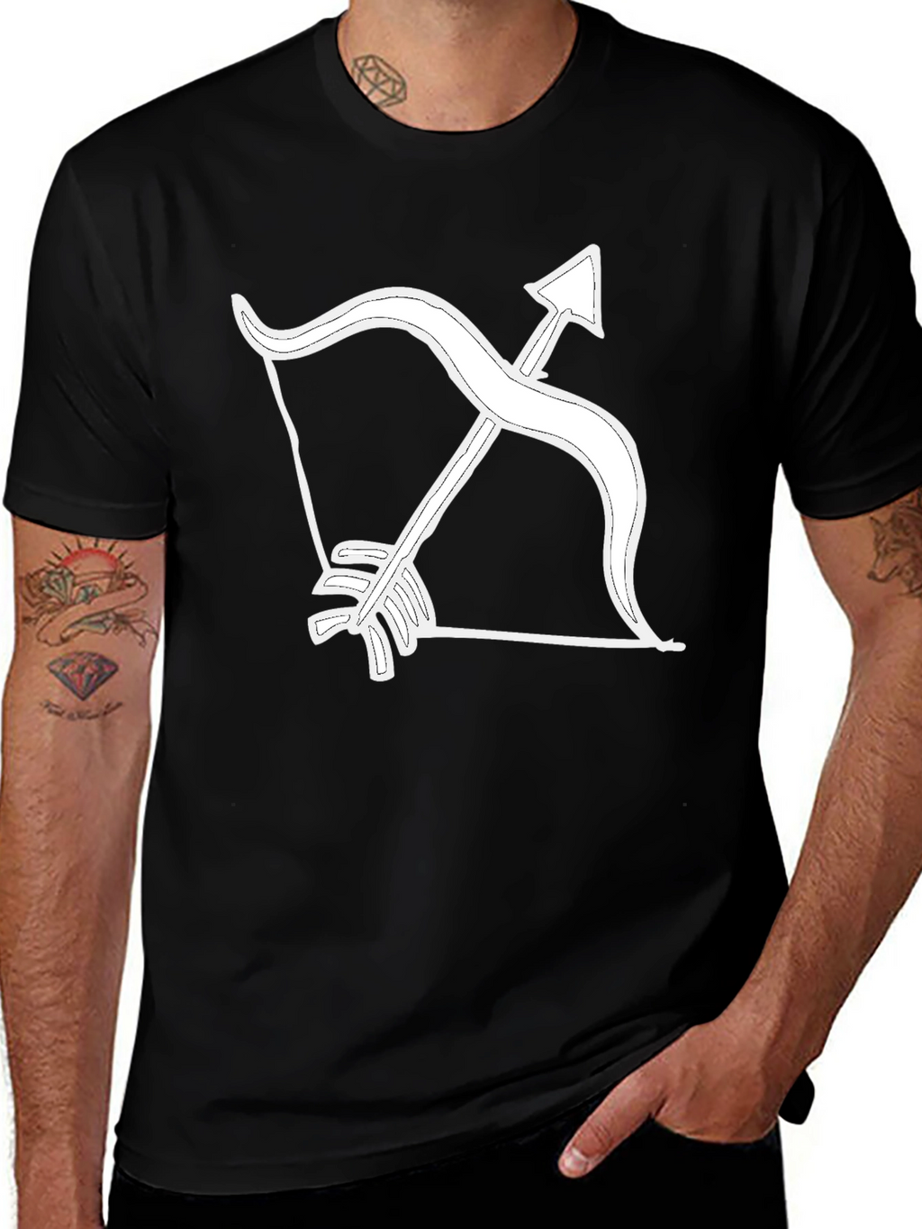 Archer Graphic Tee - Black