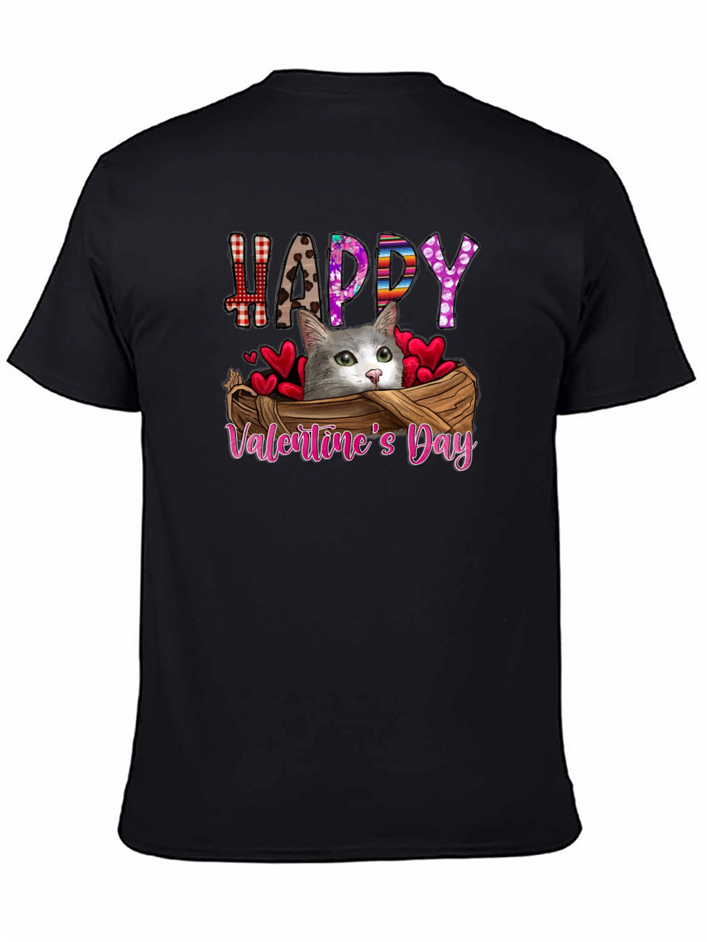 Happy Valentines Day Cat T-Shirt