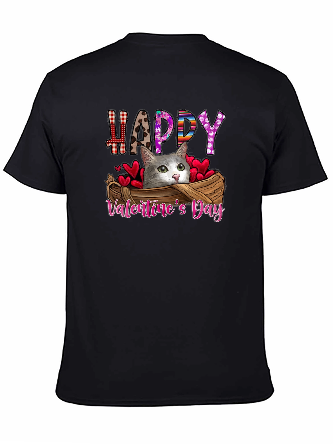 Happy Valentines Day Cat T-Shirt