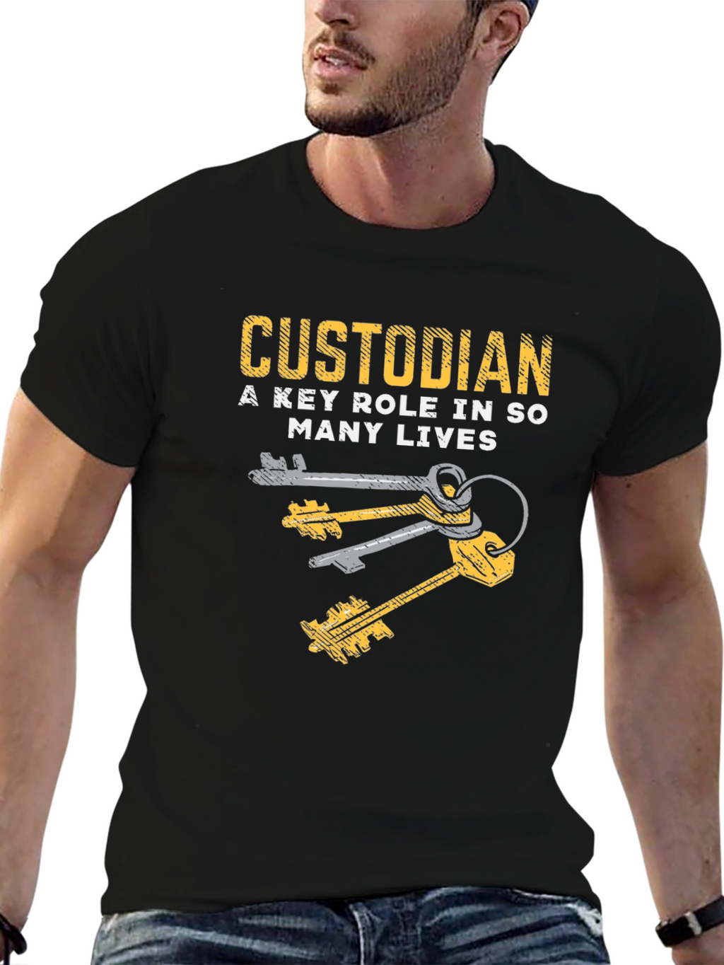 Custodian Key Role T-Shirt