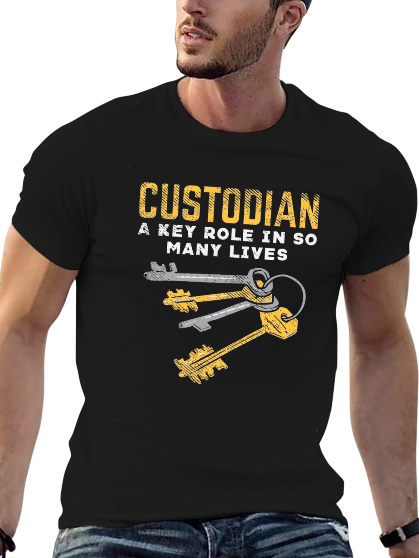 Custodian Key Role T-Shirt