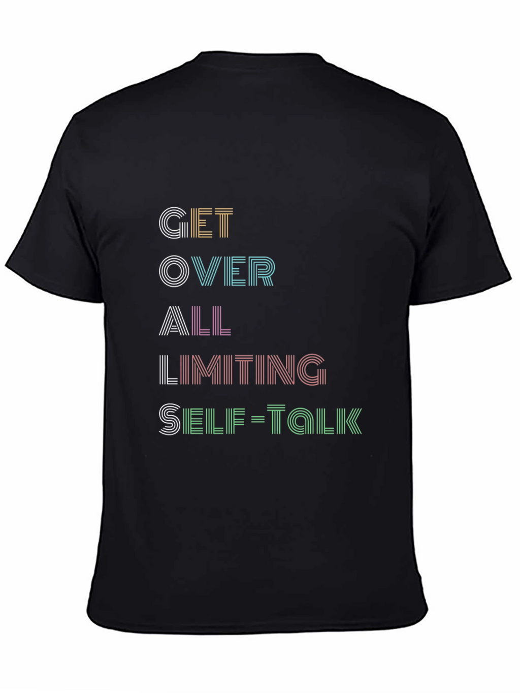 GOALS Black Graphic T-Shirt