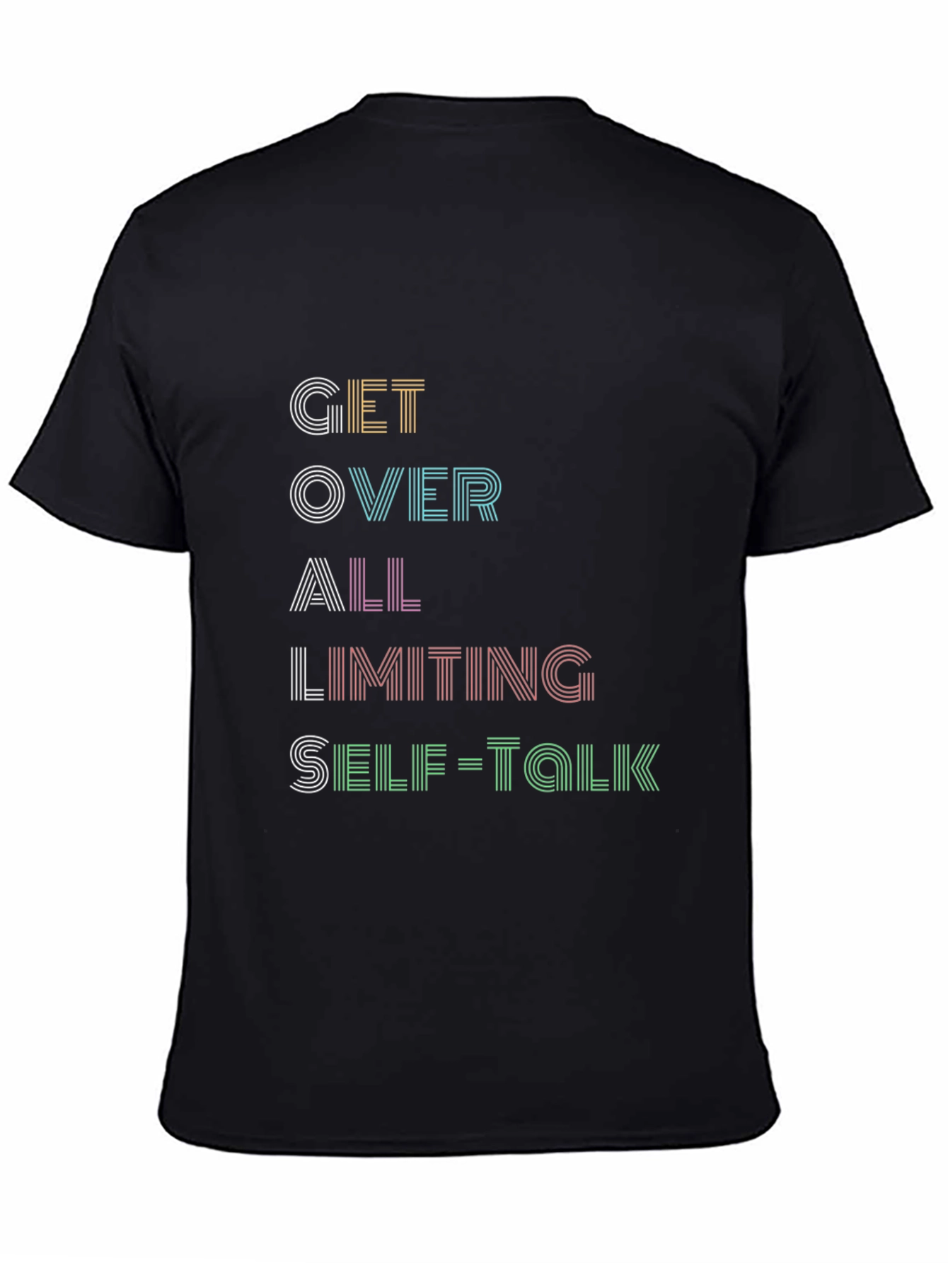 GOALS Black Graphic T-Shirt