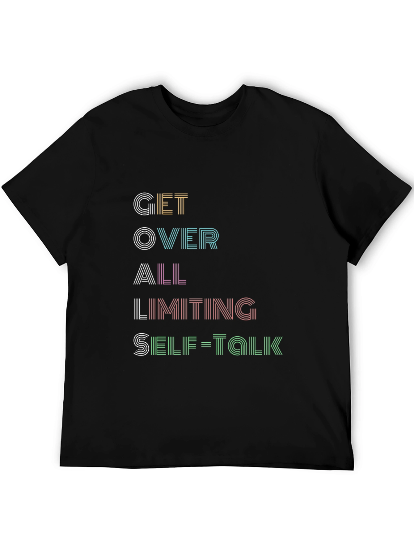 GOALS Black Graphic T-Shirt