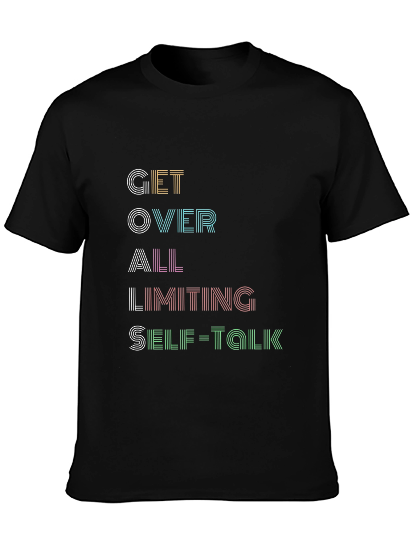 GOALS Black Graphic T-Shirt