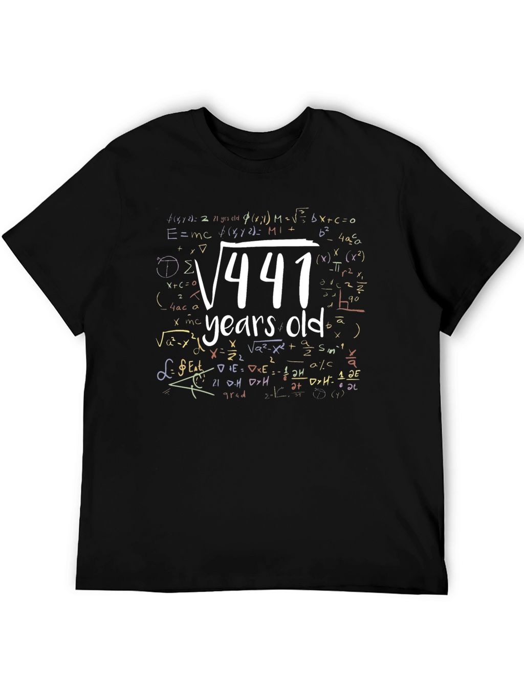Math 21 Years Old T-Shirt Birthday Gift Idea