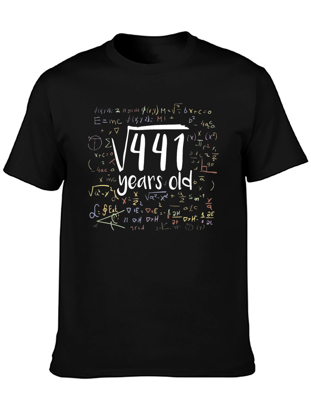Math 21 Years Old T-Shirt Birthday Gift Idea