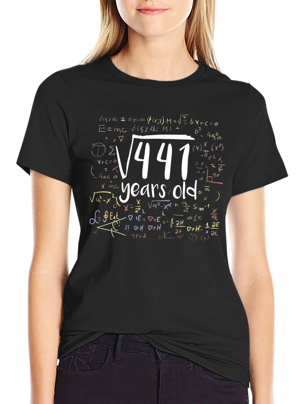 Math 21 Years Old T-Shirt Birthday Gift Idea